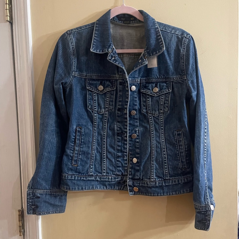 J Crew denim jacket, Women’s xs, EUC